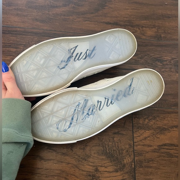 Custom Platform BRIDE Converse - Picture 3 of 4